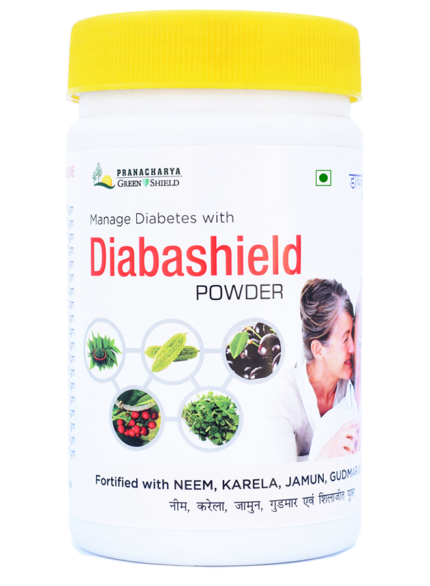 Pranacharya greenshield Diabashield Powder