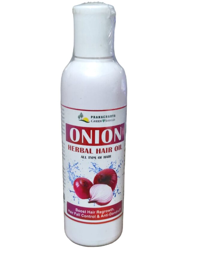 Pranacharya Greenshield Onion hair oil